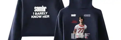 Sombr Cropped Hoodie #3