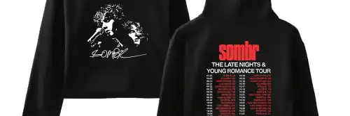 Sombr Cropped Hoodie #4